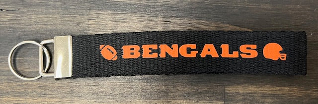 Wristlet Key Chain - Bengals