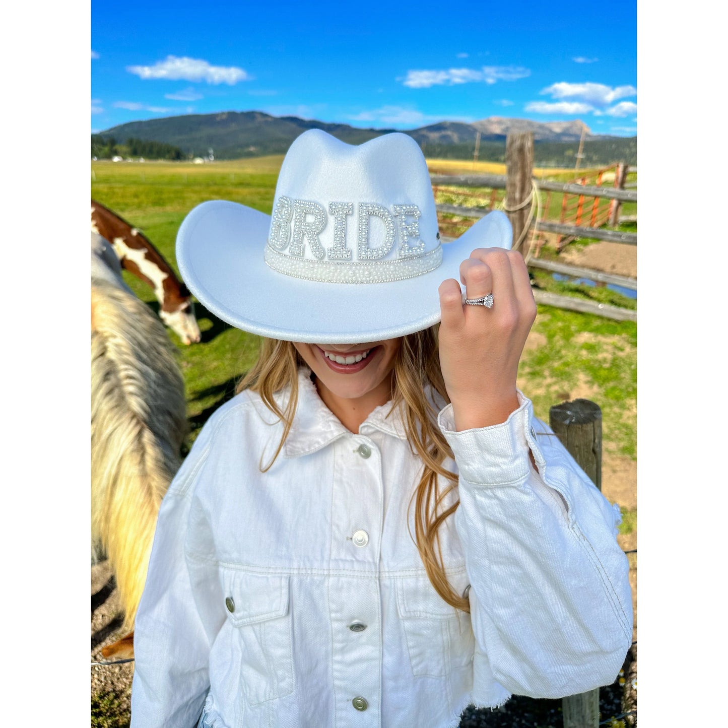 Bride Cowboy Hat - CC Beanie