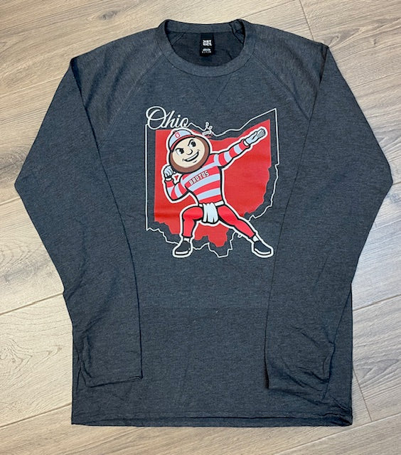 Ohio Game Day Featherweight French Terry™ Long Sleeve Crewneck