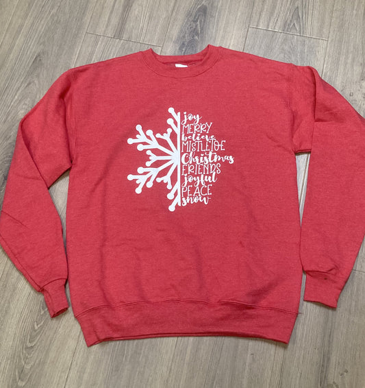 Christmas Snowflake Crewneck