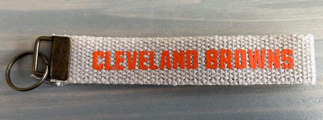 Wristlet Key Chain - Browns