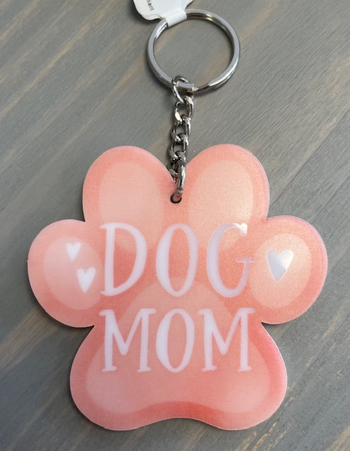 Dog Mom Keychain