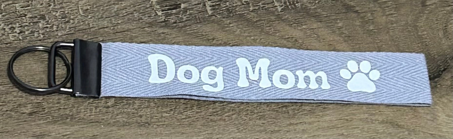 Wristlet Key Chain - Dog Mom