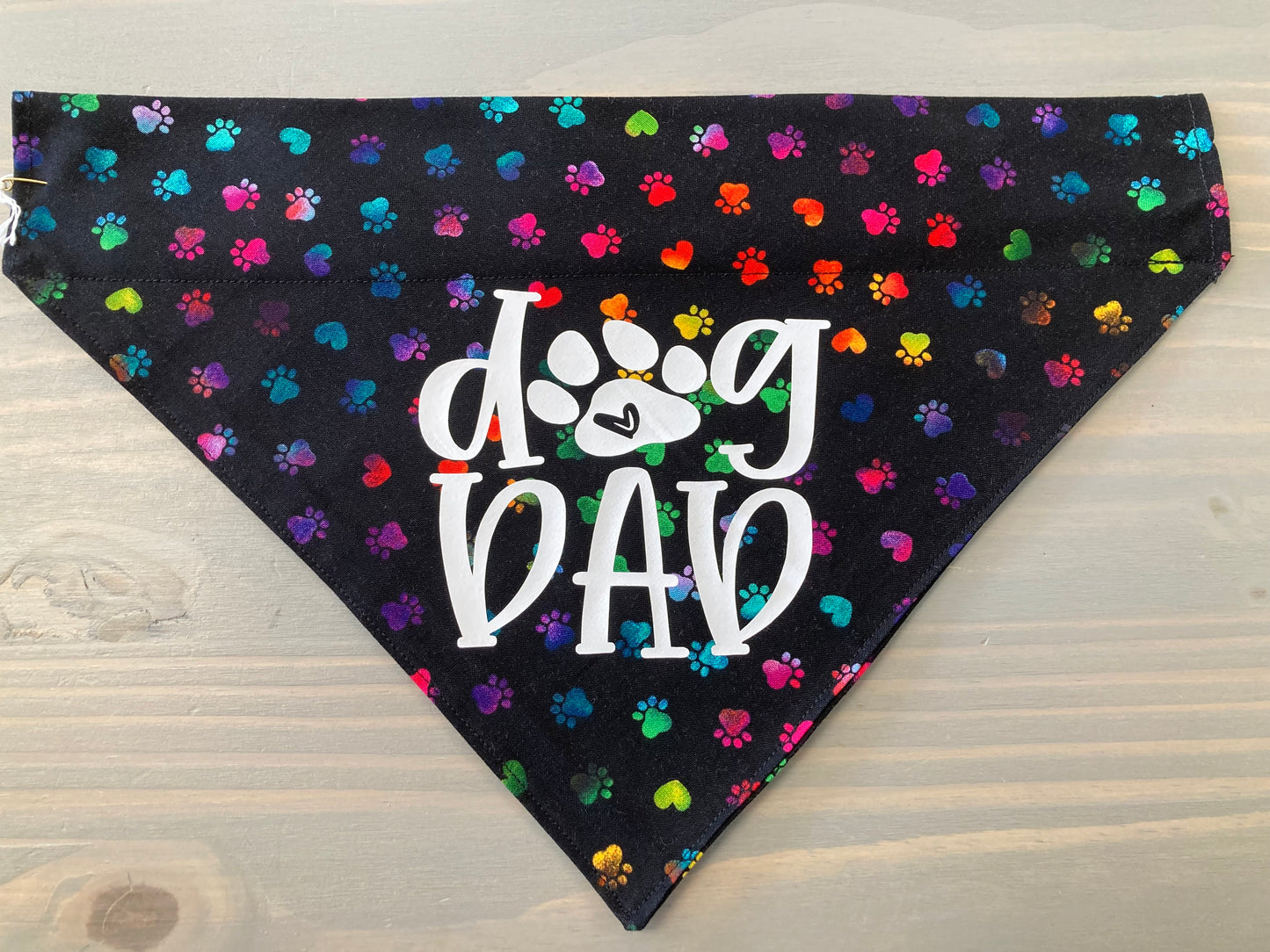 Dog Scarf - Thru the Collar Pet Neck Scarf - Dog Dad