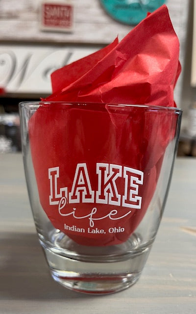 Drinking Glass - Lake Life Indian Lake