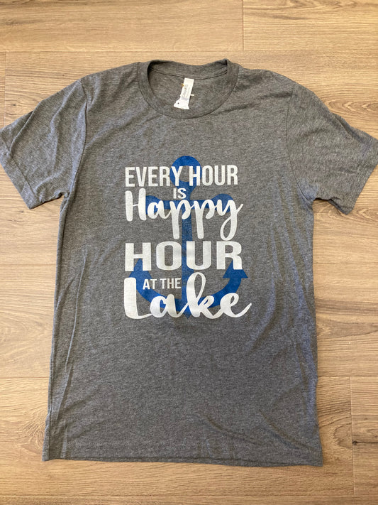 Every Hour is Happy Hour at the Lake T-shirt