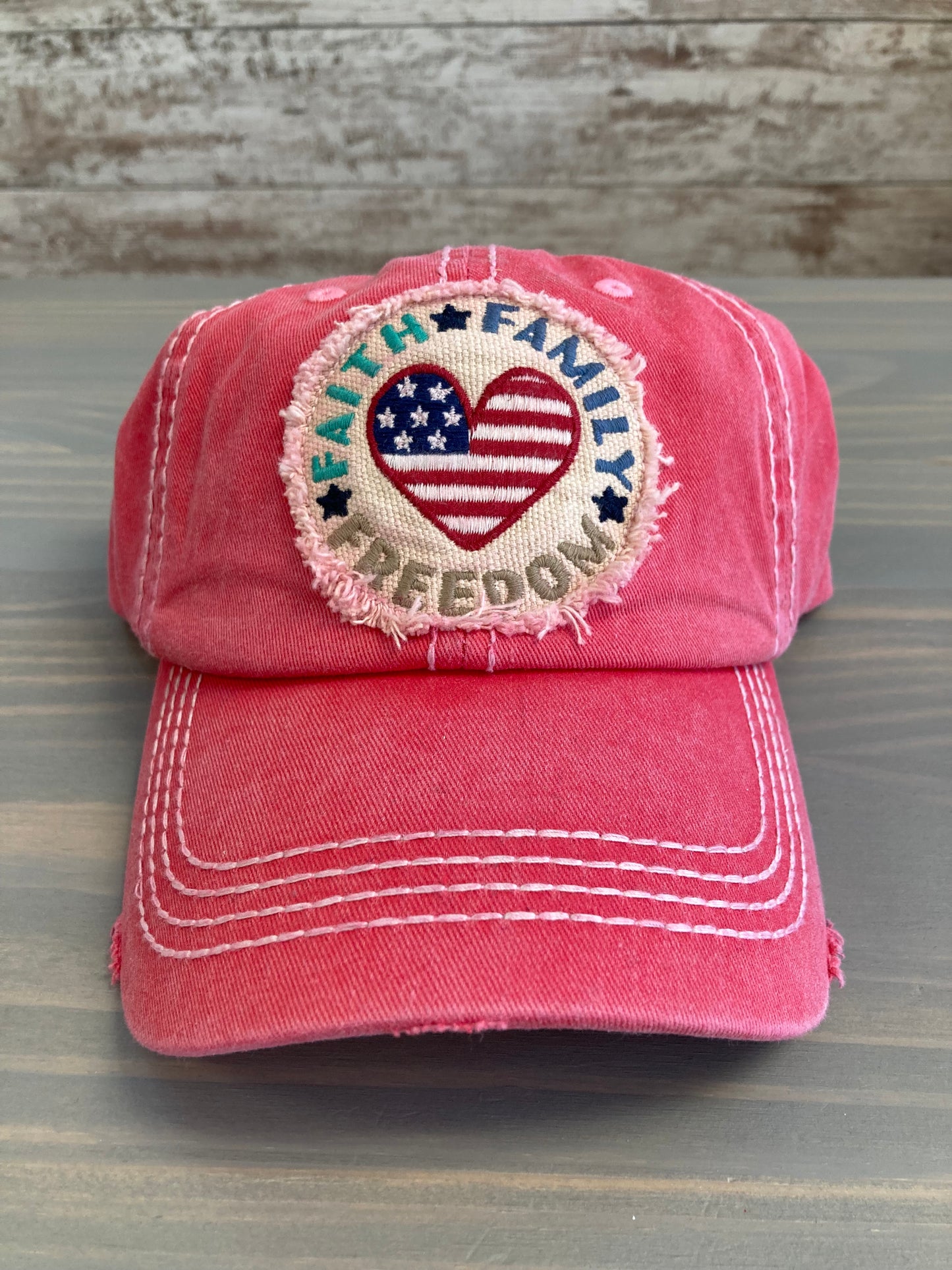 Ball Cap - Faith Family Freedom