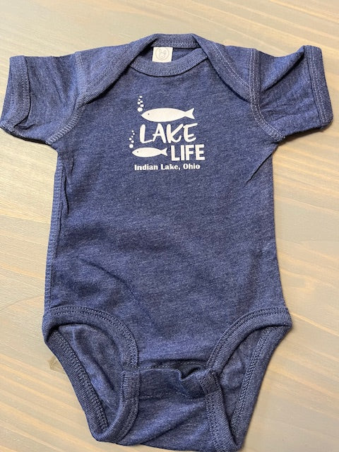 Indian Lake Onesie Short Sleeve