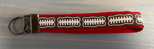 Wristlet Key Chain - Football