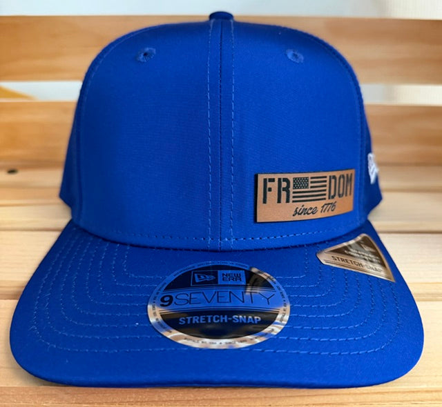 Freedom 1776 Leather Patch New Era® 9SEVENTY® Perforated Snapback Cap