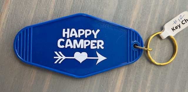 Happy Camper Motel Key Chains