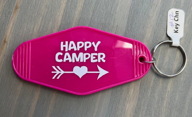 Happy Camper Motel Key Chains