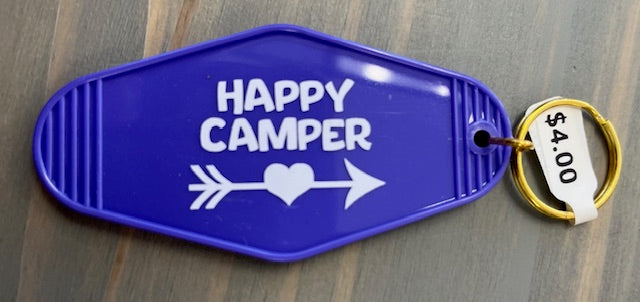 Happy Camper Motel Key Chains