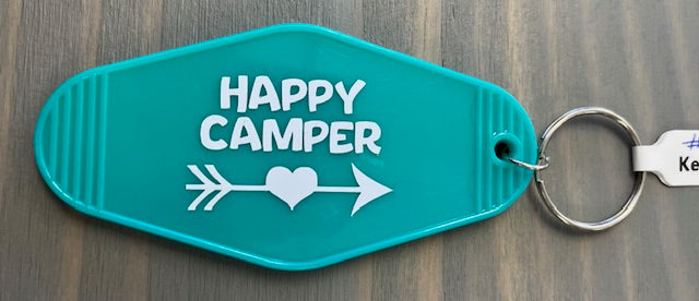 Happy Camper Motel Key Chains