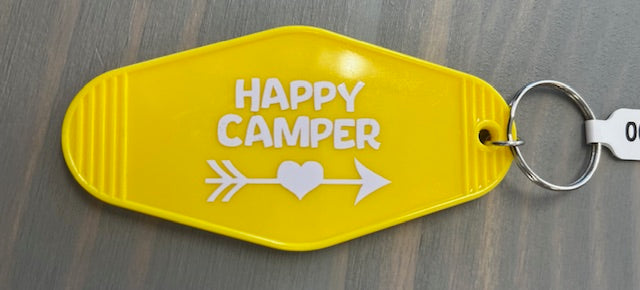 Happy Camper Motel Key Chains