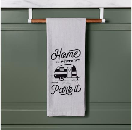 Home Is Where You Park It Tea Towel