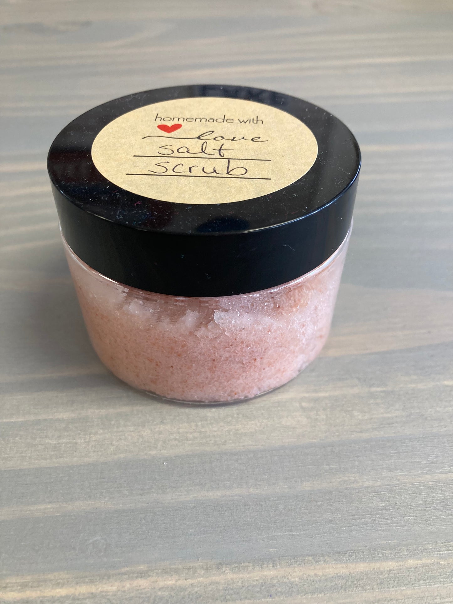 Homemade Salt Scrub