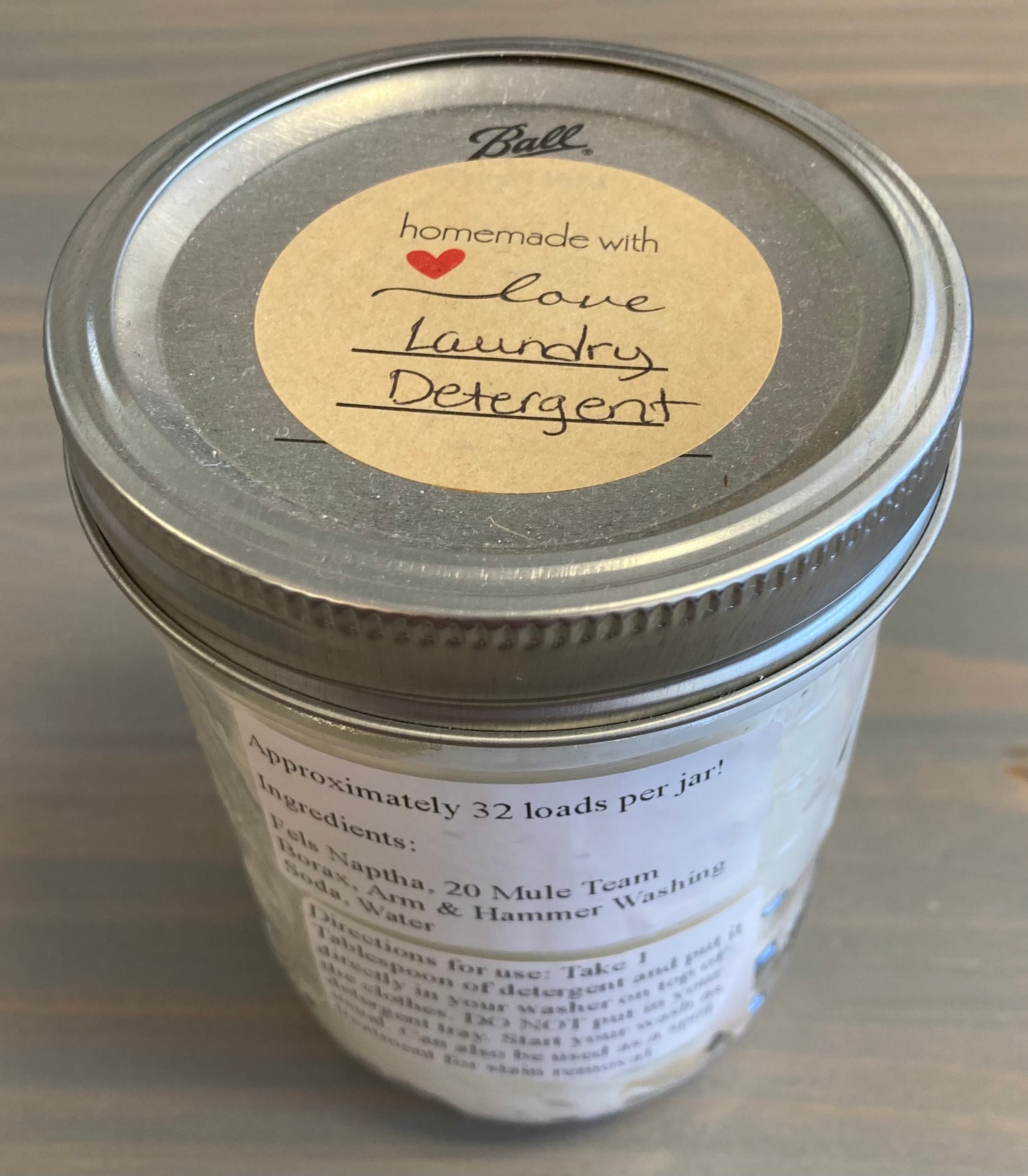 Homemade Laundry Detergent