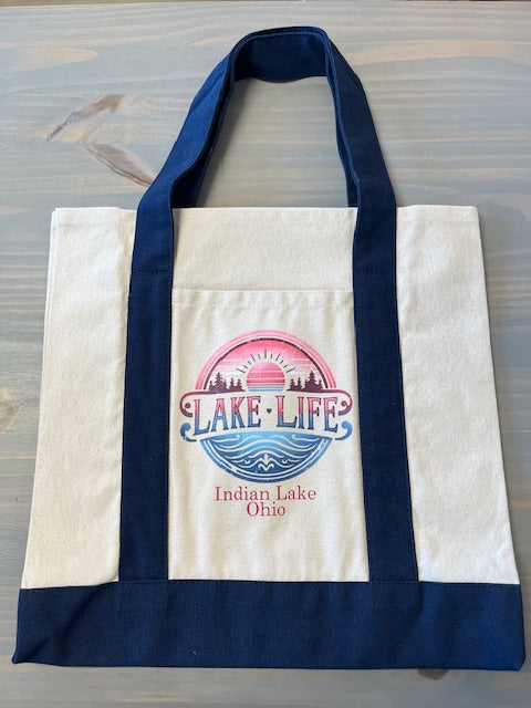 Indian Lake/Lake Life Tote Bag