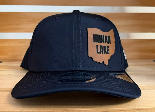 Indian Lake Ohio Leather Patch New Era 9Seventy Ball Cap