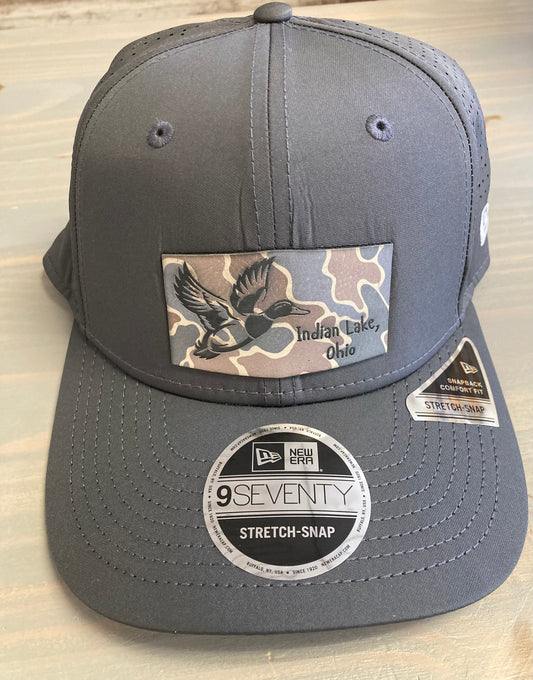 Ball Cap - Indian Lake Duck Camo Patch