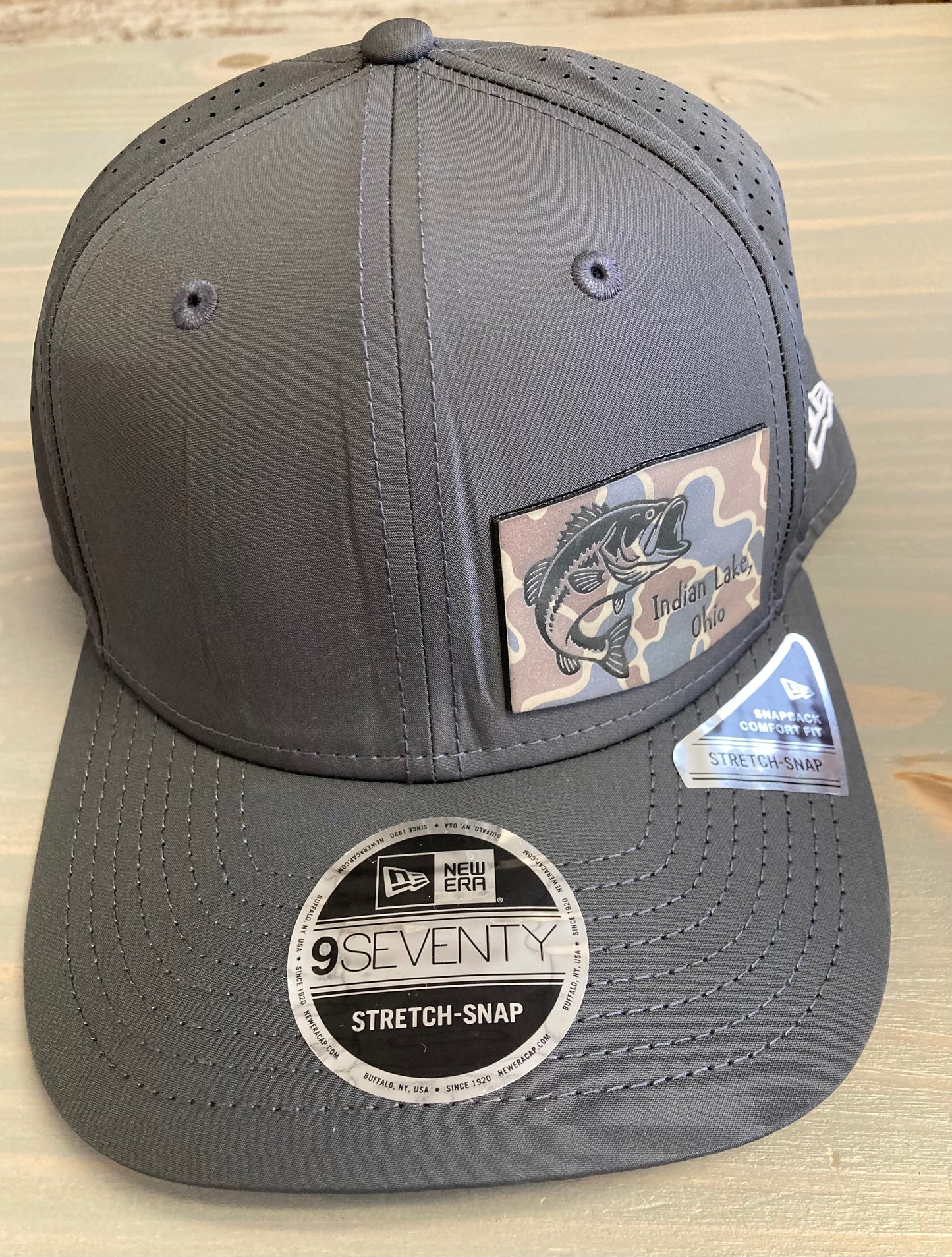 Ball Cap - Indian Lake Bass Camo Patch