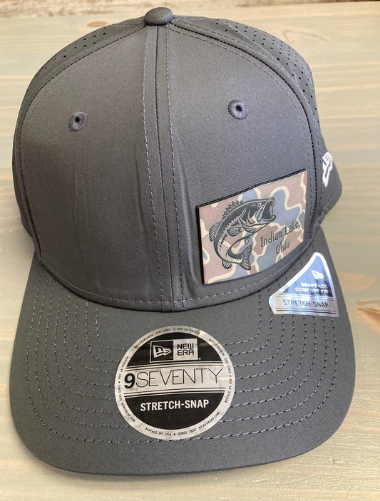 Ball Cap - Indian Lake Bass Camo Patch