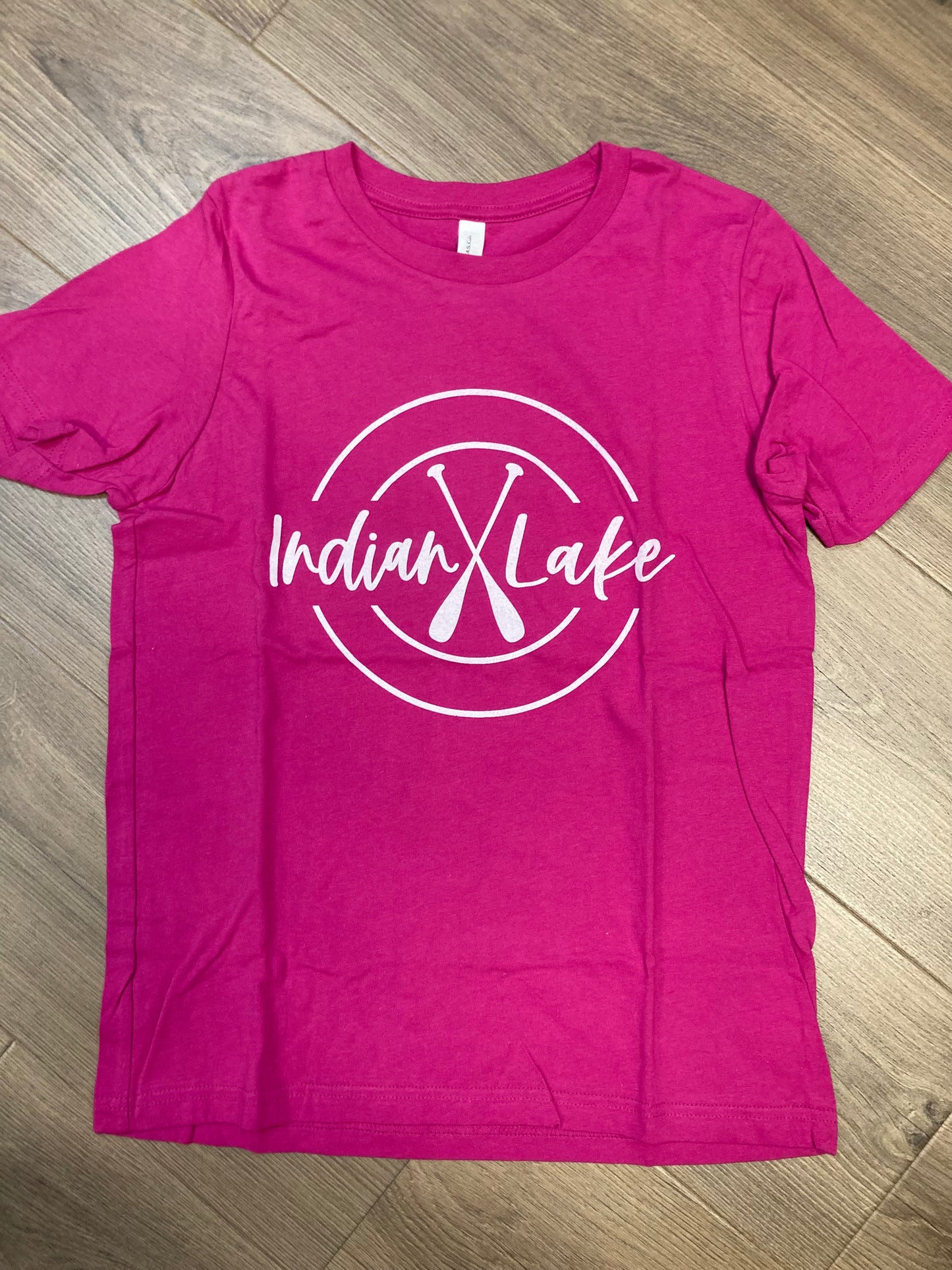 Indian Lake Crossed Oars Youth T-Shirt Short Sleeve