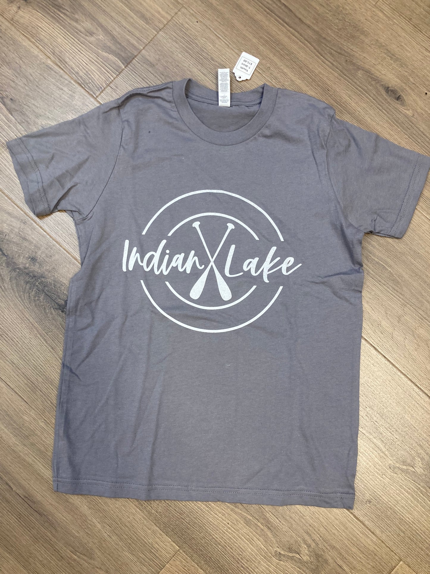 Indian Lake Crossed Oars Youth T-Shirt Short Sleeve