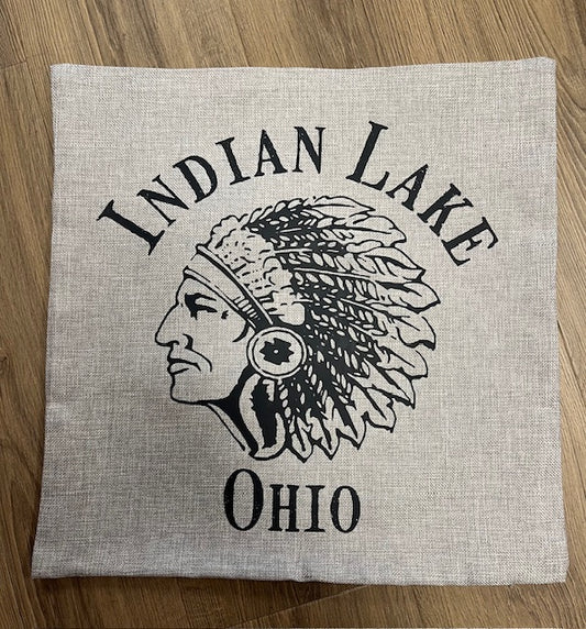 Indian Lake Chief Pillow 18x18