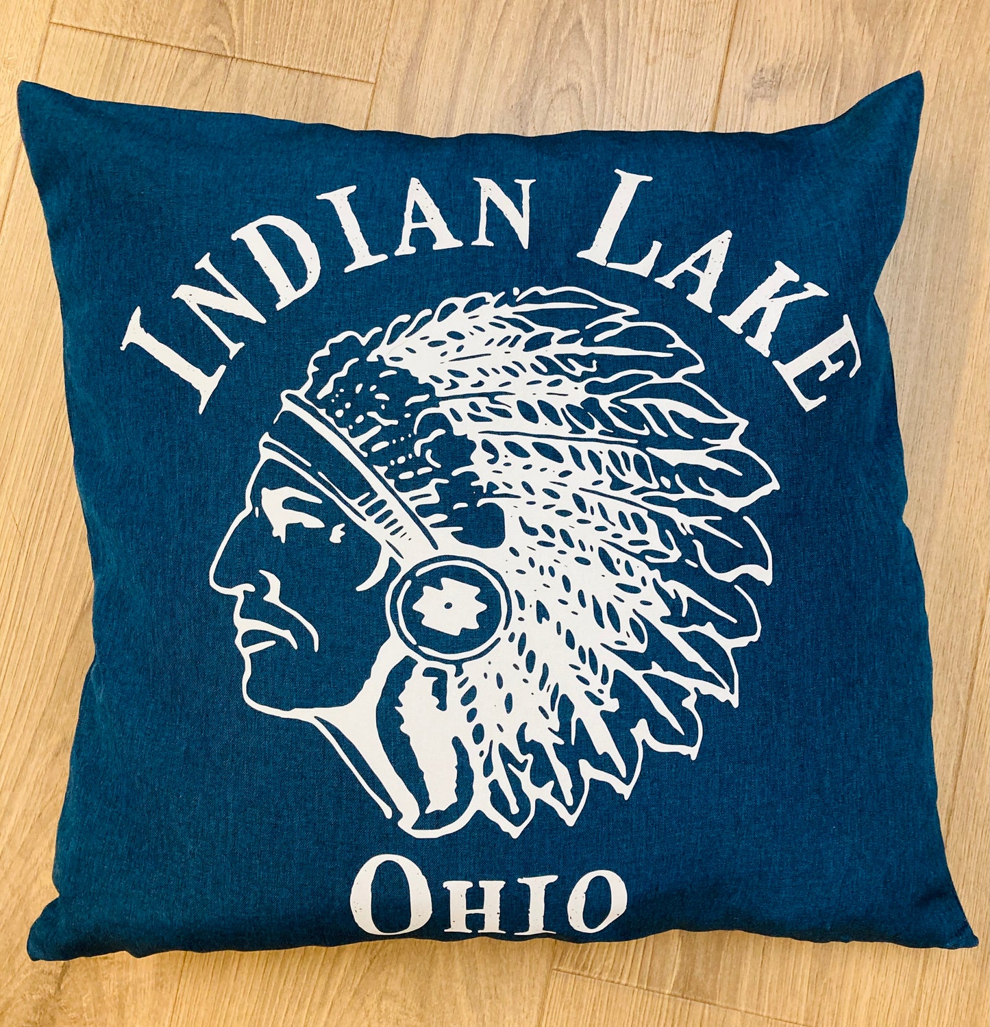 Indian Lake Chief Pillow 18x18