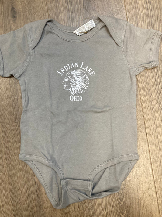 Indian Lake Chief Short Sleeve Onesie
