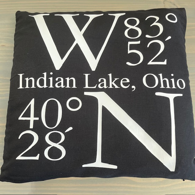 Indian Lake Pillow 18x18