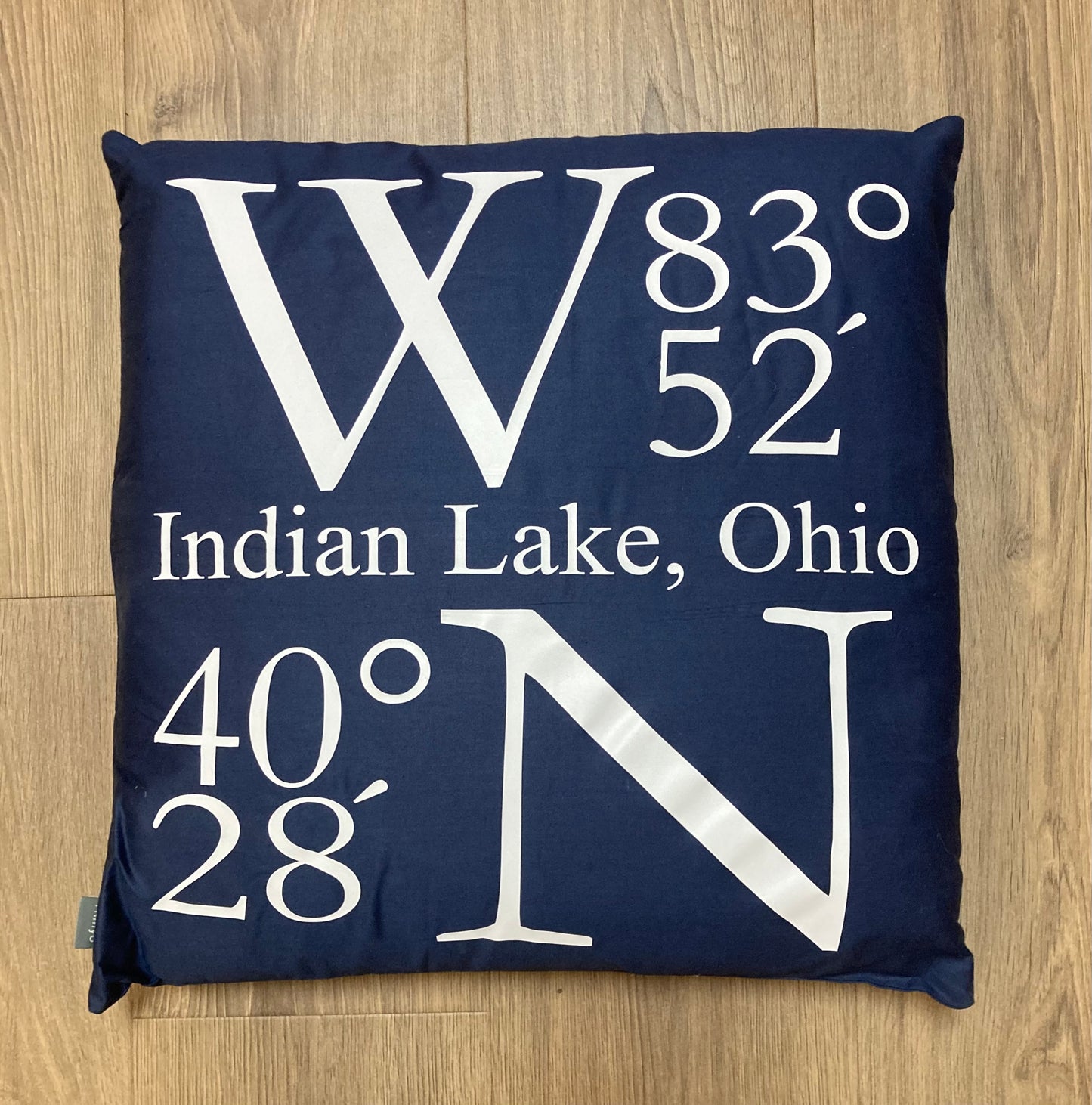 Indian Lake Pillow 18x18