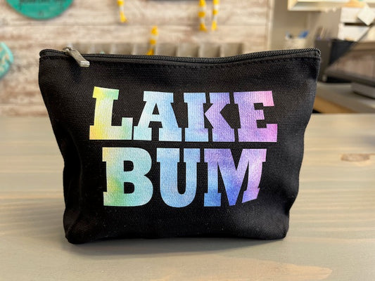 Lake Bum Zipper Canvas Bag