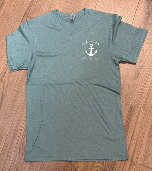 Lake Life Anchor Unisex V-Neck