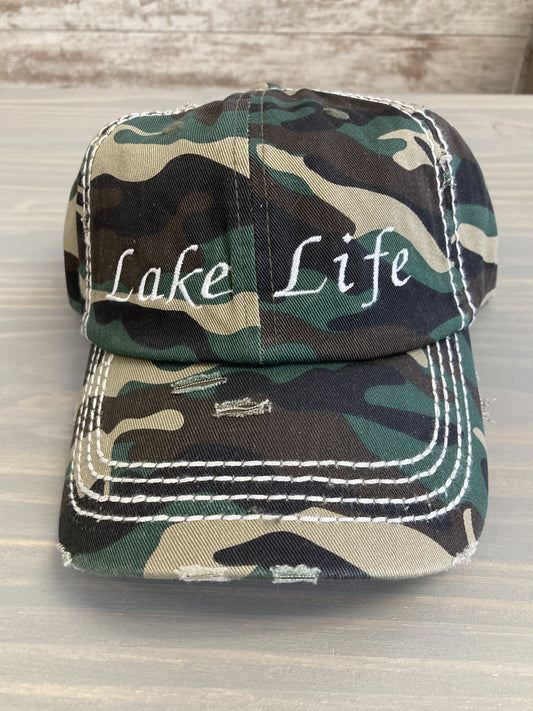 Ball Cap Vintage - Lake Life