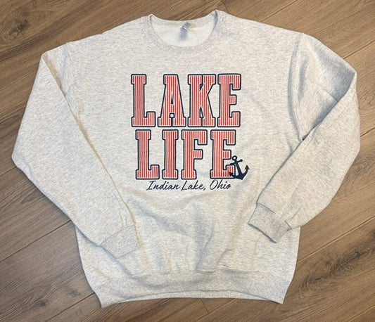 Lake Life/Anchor Crewneck Sweatshirt