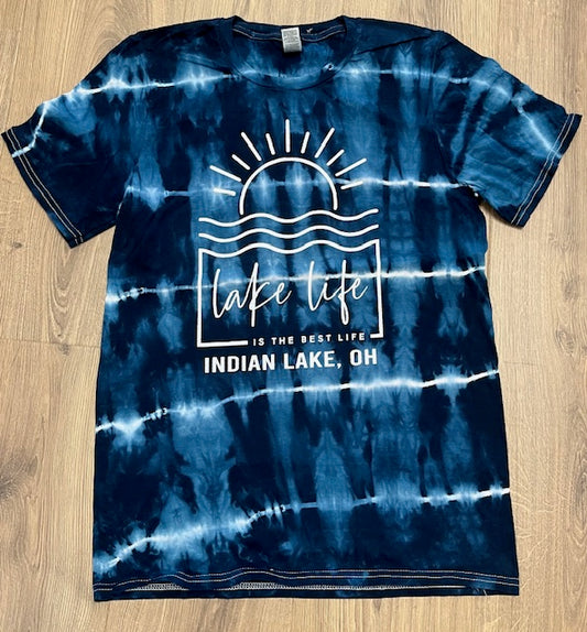 Lake Life is the Best Life Tie Dye T-Shirt