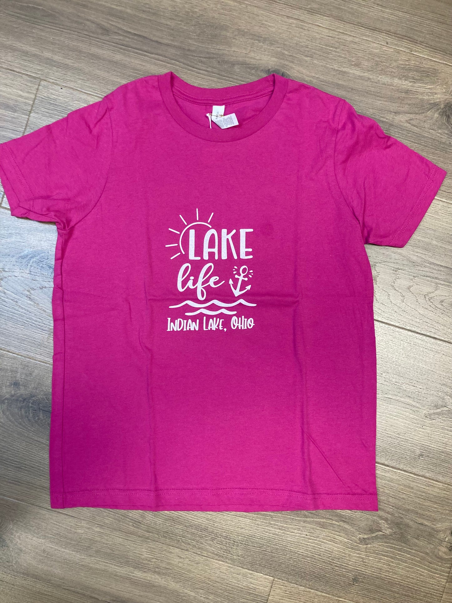 Lake Life Indian Lake Youth T-Shirt Short Sleeve