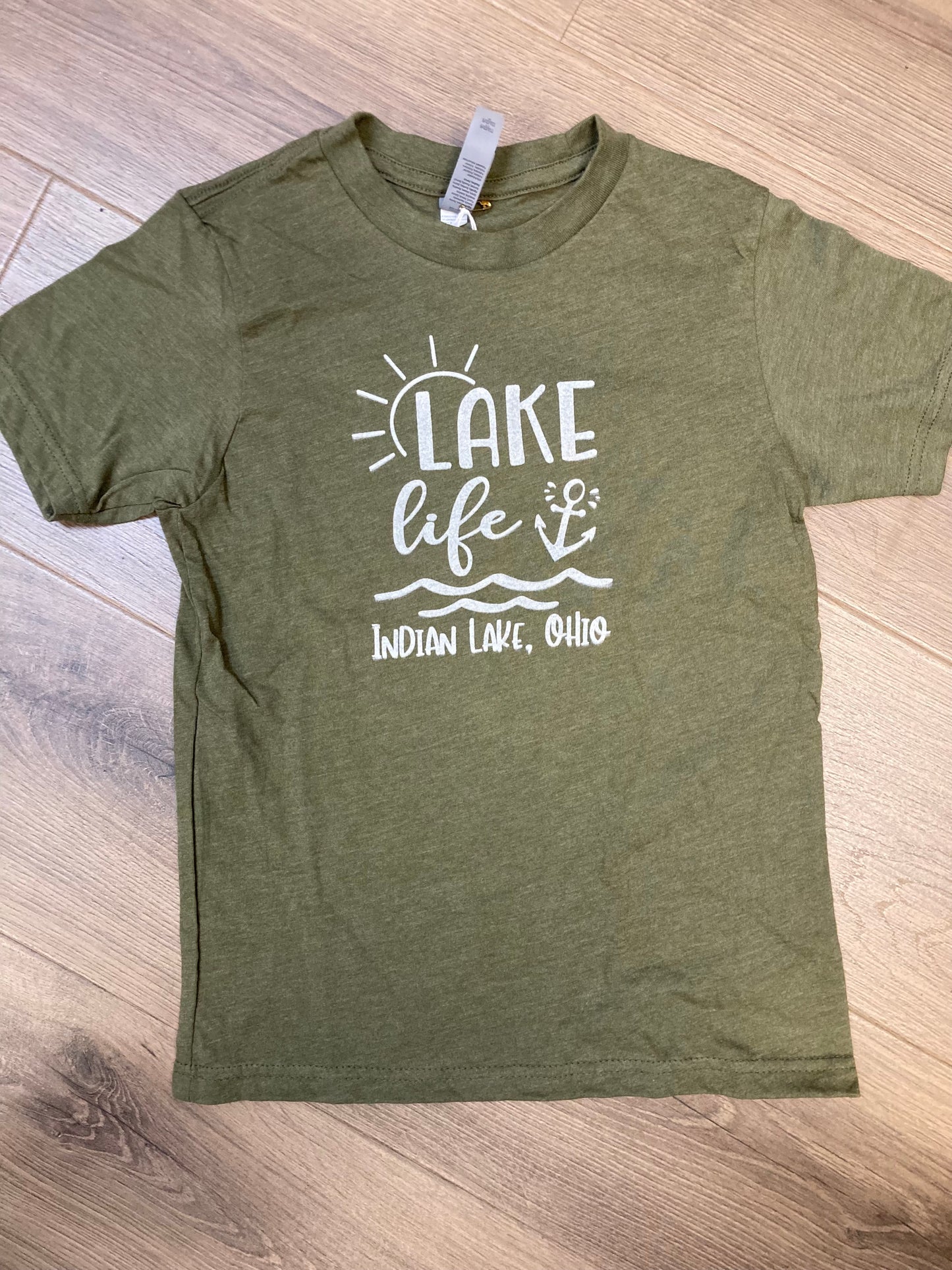 Lake Life Indian Lake Youth T-Shirt Short Sleeve