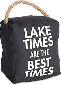 Lake Times are the Best Times Door Stopper, 5 by 6-Inch