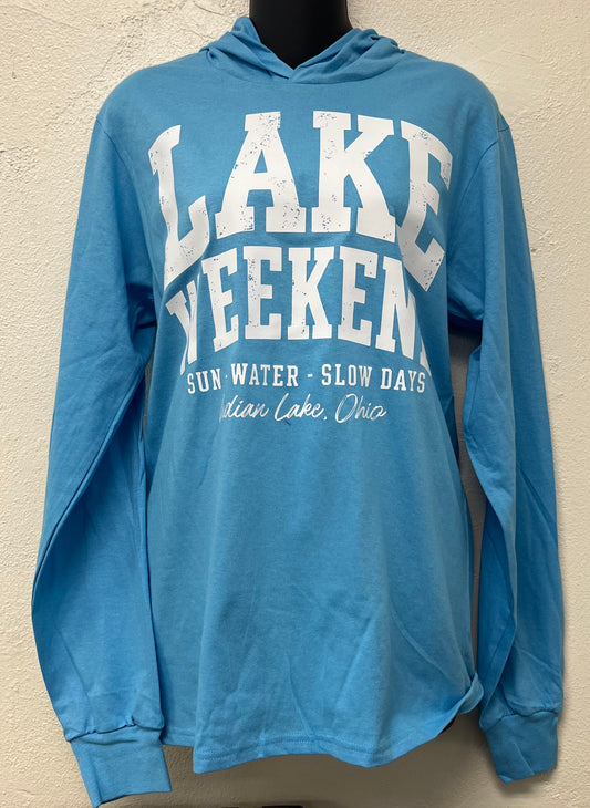 Lake Weekend Pullover Hooded Tee