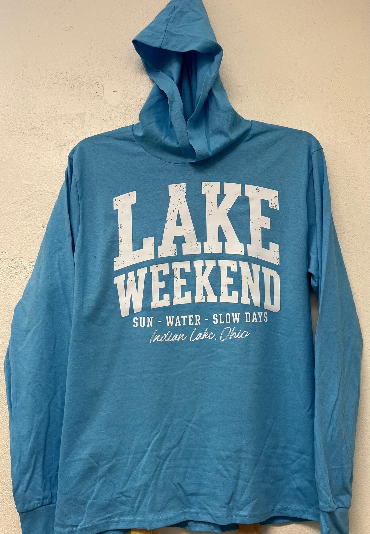 Lake Weekend Pullover Hooded Tee