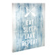 Lake Dreams Canvas - Eat Sleep Lake Repeat Canvas Print