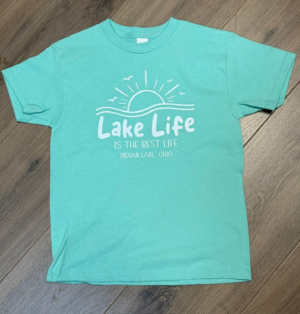 Lake Life is the Best Life Indian Lake Ohio Youth T-Shirt