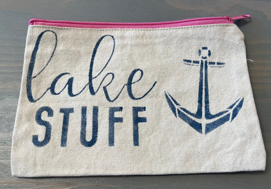 Lake Stuff Zipper Bag