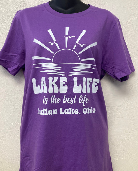 Lake Life is the Best Life Indian Lake Ohio T-Shirt