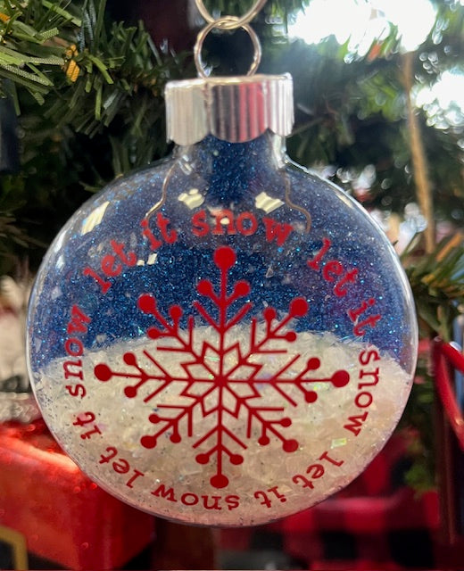 Let it Snow Christmas Ornament