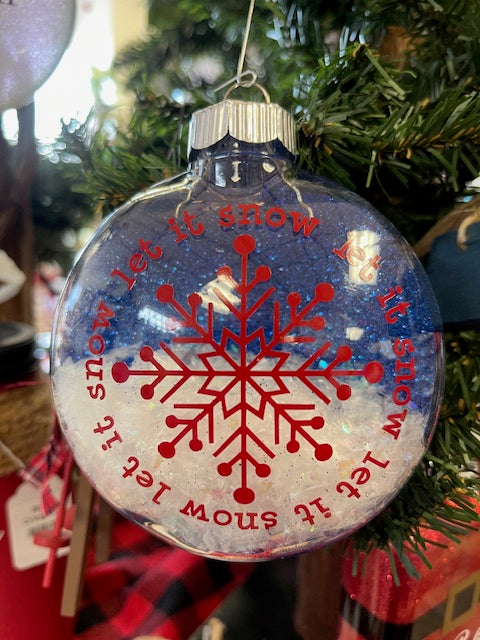 Let it Snow Christmas Ornament